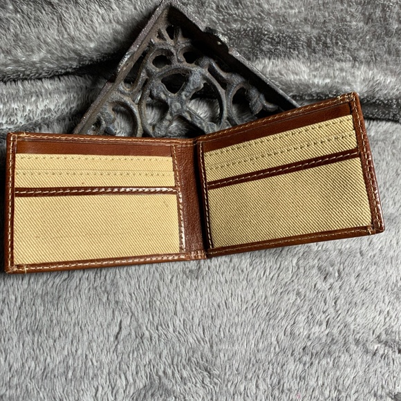 Men’s leather wallet with money clip - Picture 6 of 7